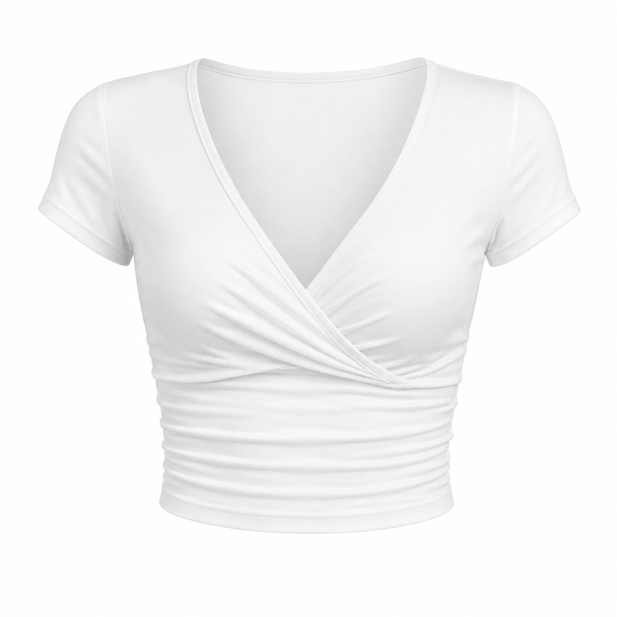 Chic V-Neck Crop Top