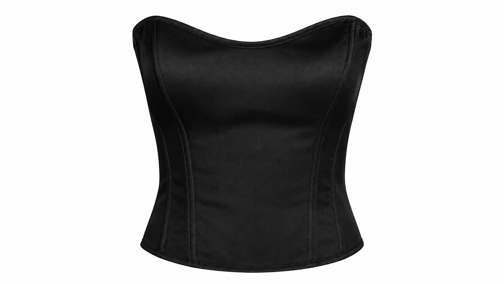 Elegant Strapless Corset Top