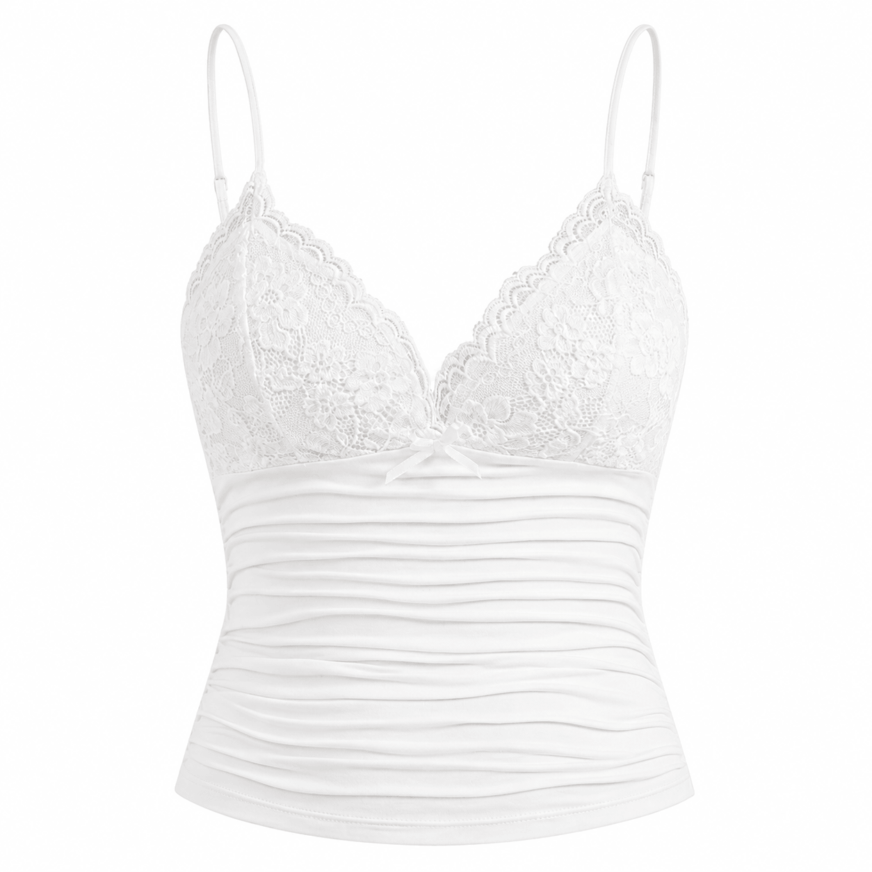 Grunge Lace Bow Cami