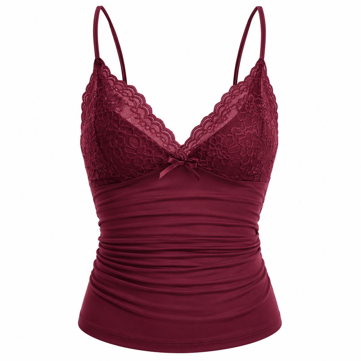Grunge Lace Bow Cami