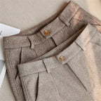 Chic Woolen Harem Pants