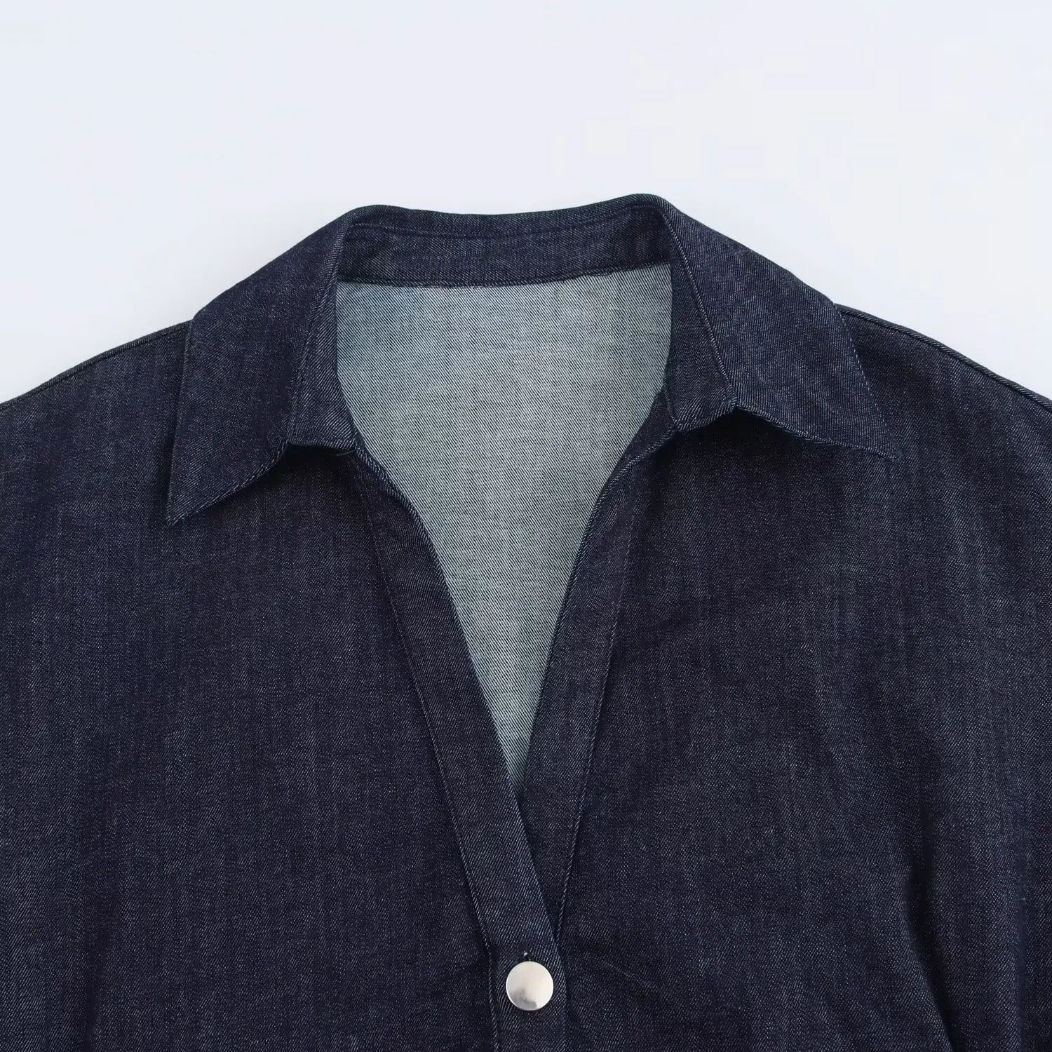 Vintage Charm Denim Dress