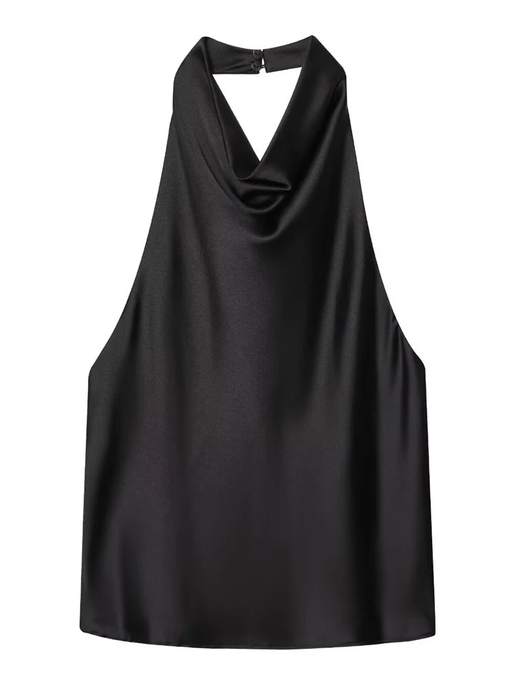 Satin Chic Halter