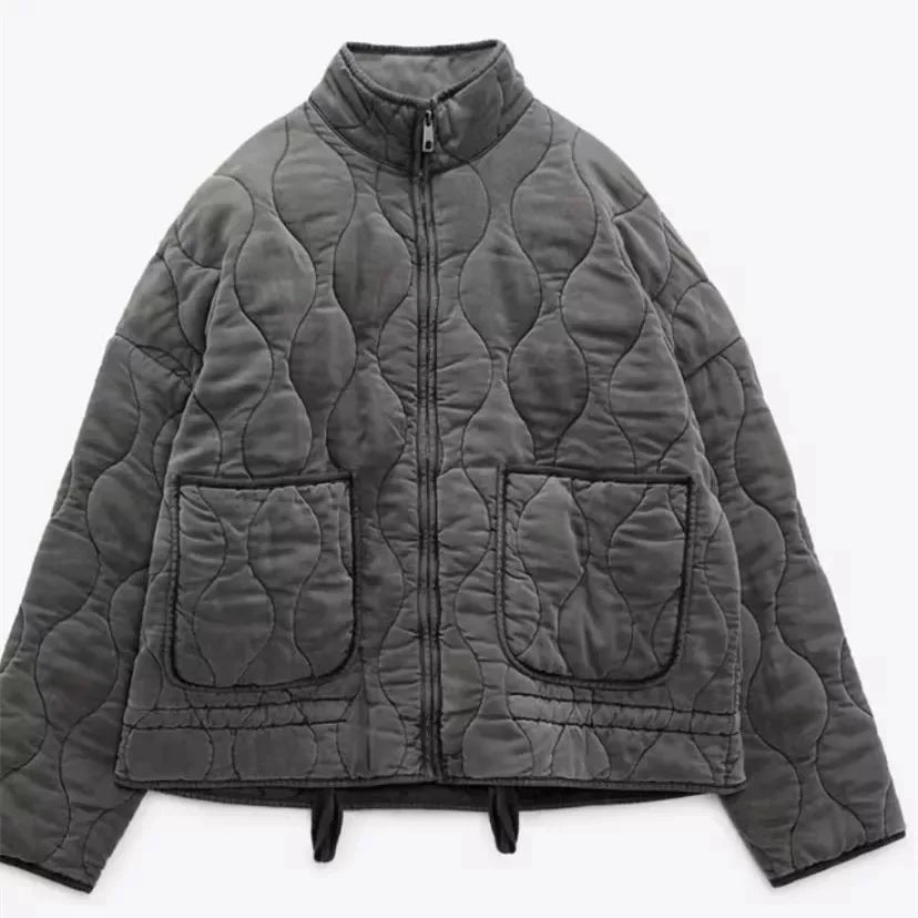 Vintage Warmth Quilted Coat