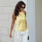 Satin Chic Halter