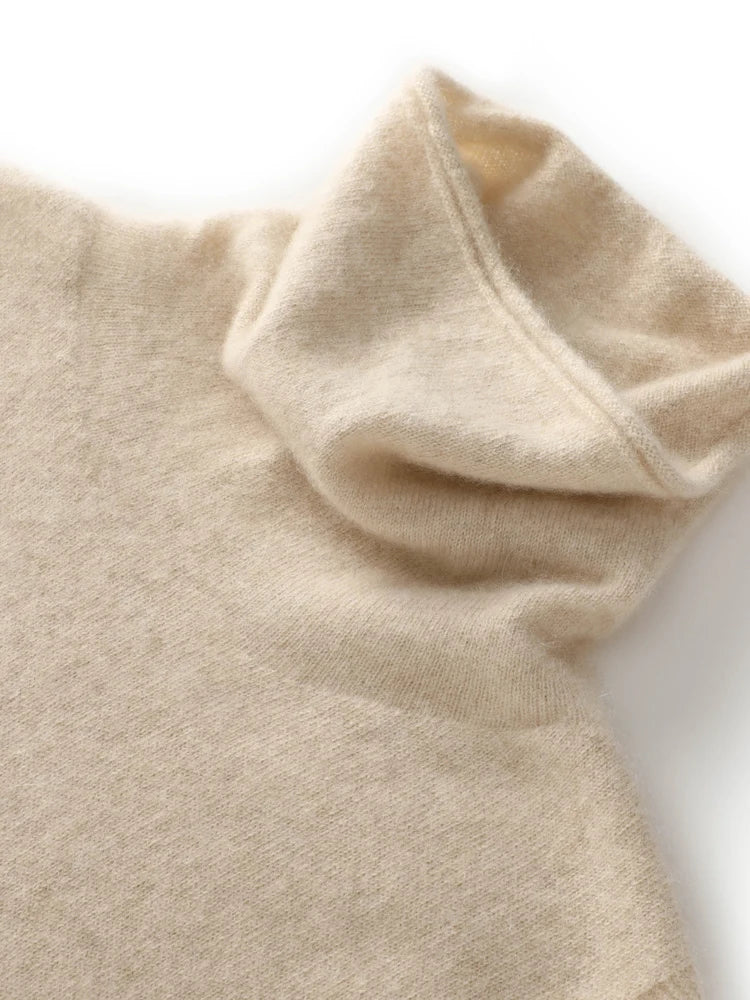Merino Wool Turtleneck Vest