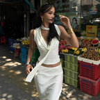 Elegant V-Neck Bandage Tank