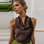 Satin Chic Halter