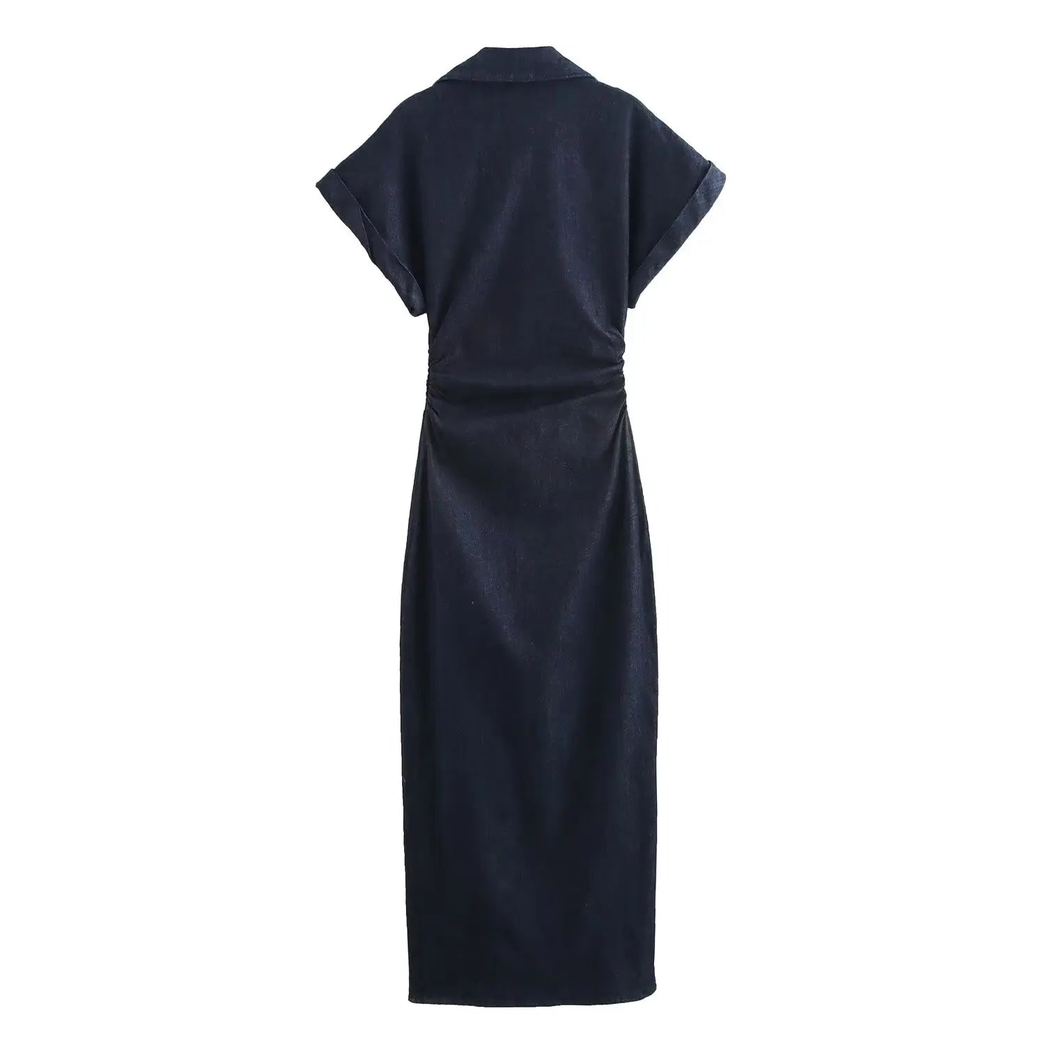 Vintage Charm Denim Dress