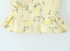 Floral Elegance Corset Cami