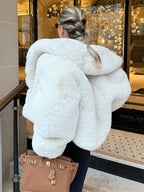Warm Feather Fur Coat