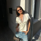 Pure Desire Lace V-Neck Tee