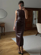 Sleek Elegance Maxi Dress