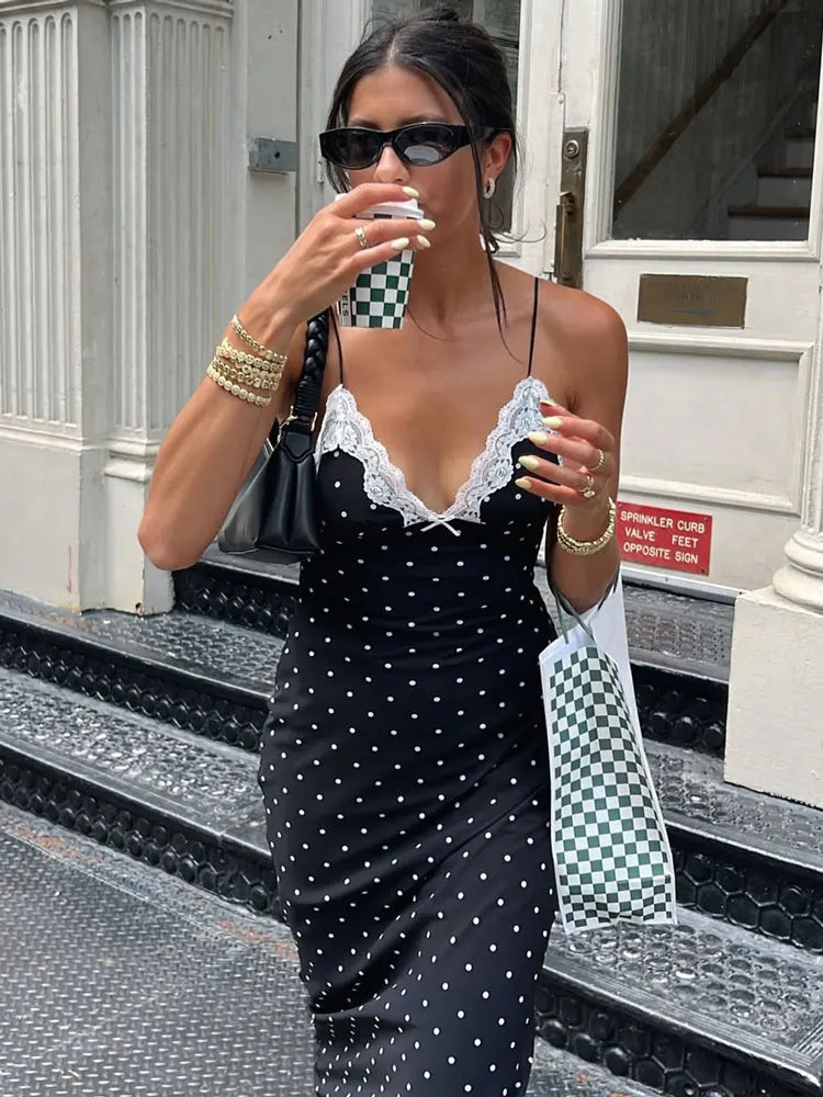 Elegant Lace Maxi Dress