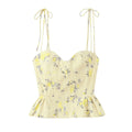 Floral Elegance Corset Cami