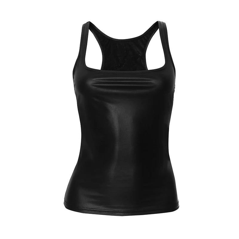 Edgy Square Collar Tank
