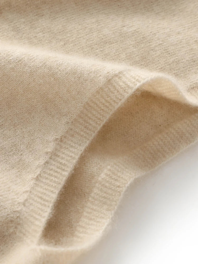 Merino Wool Turtleneck Vest