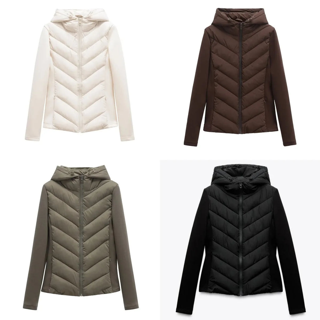 ETJ 2025 new women's elegant fashion patchwork