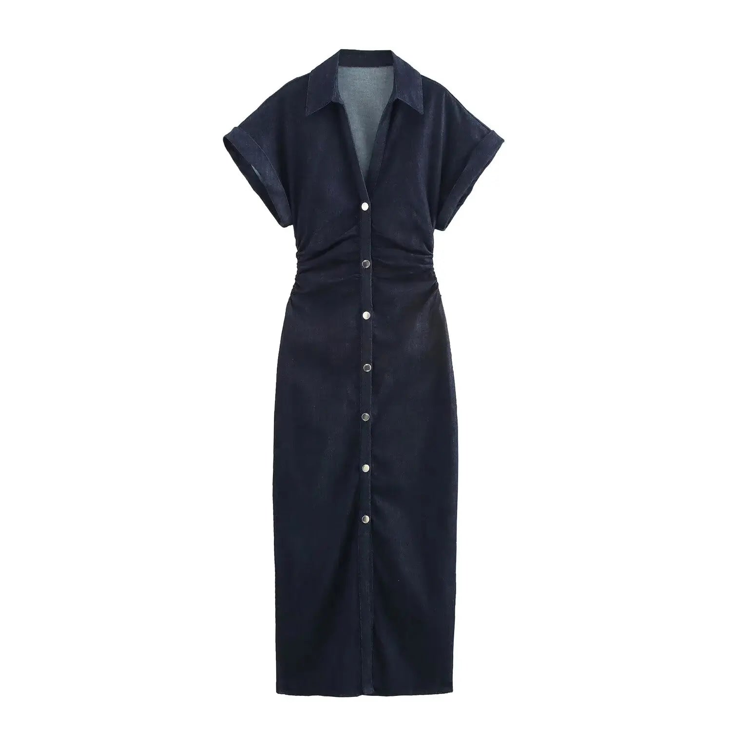 Vintage Charm Denim Dress
