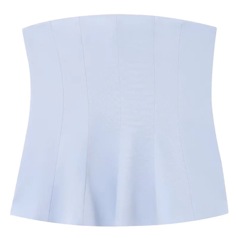Ruffle Charm Tube Top