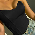 Elegant Strapless Corset Top