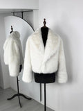 Warm Feather Fur Coat