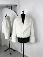 Warm Feather Fur Coat