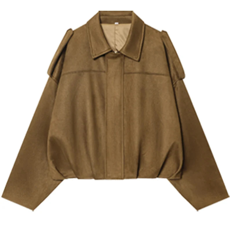 Suede Flare Jacket