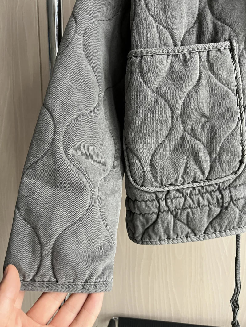 Vintage Warmth Quilted Coat