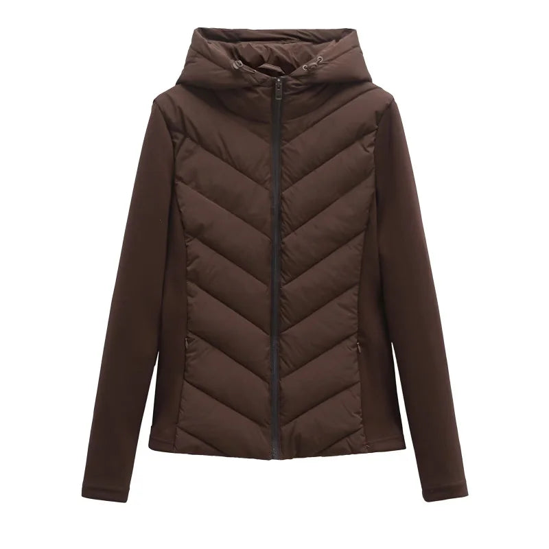 ETJ 2025 new women's elegant fashion patchwork