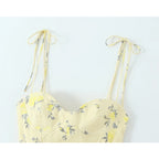 Floral Elegance Corset Cami