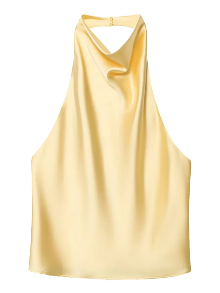 Satin Chic Halter