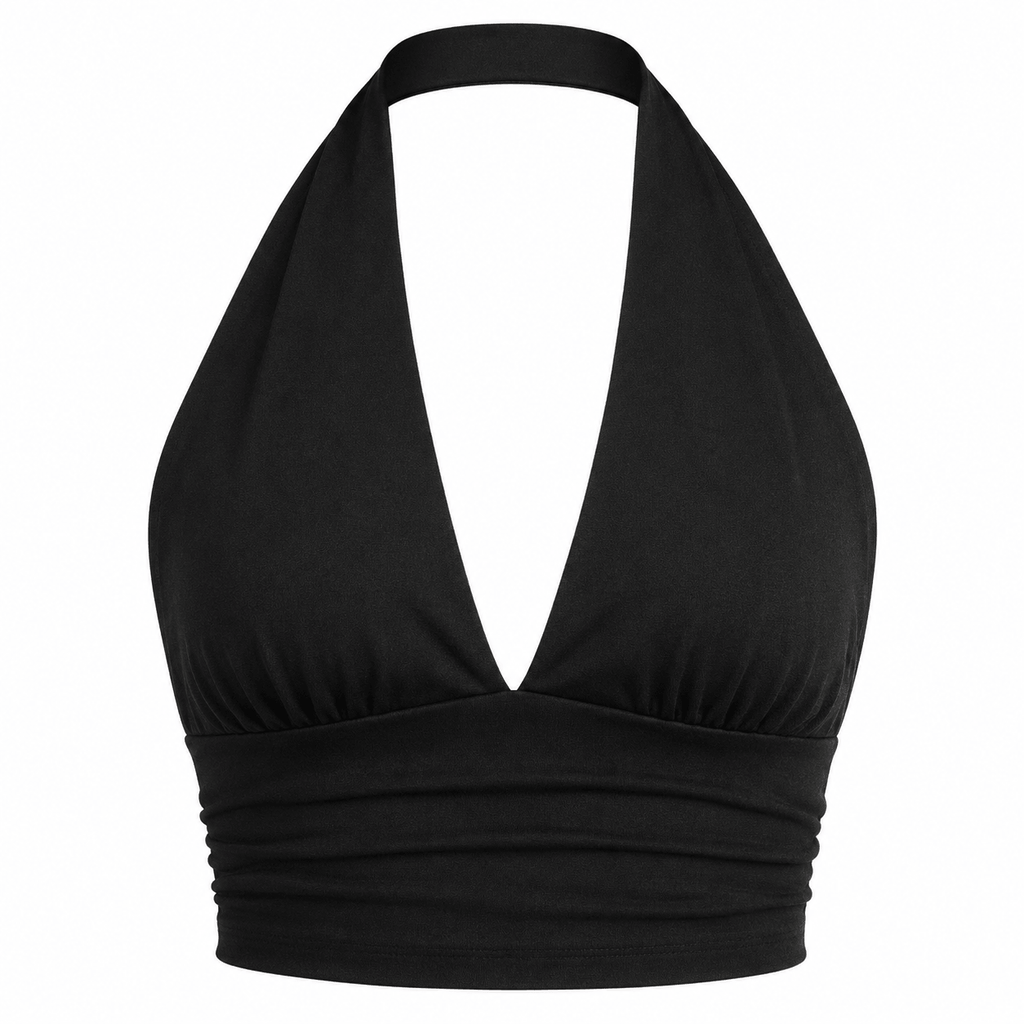 Vibe Halter Crop Top